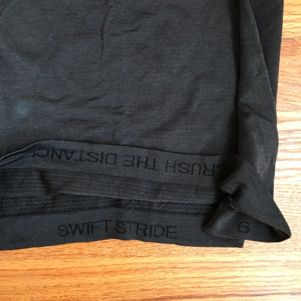 Lululemon Swiftly Tech Black Short Sleeve Shirt 6
